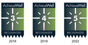 Wellness Programs - AchieveWell Recognition Awards for 2018, 2019, and 2022